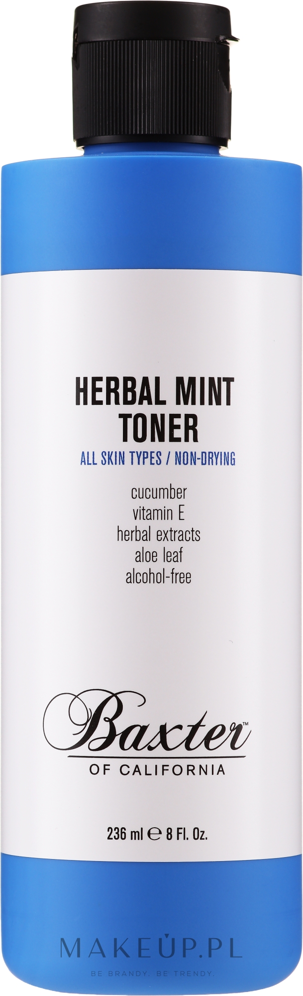 Rozjaśniająco-nawilżający tonik do twarzy - Baxter of California Herbal Mint Toner — Zdjęcie 236 ml