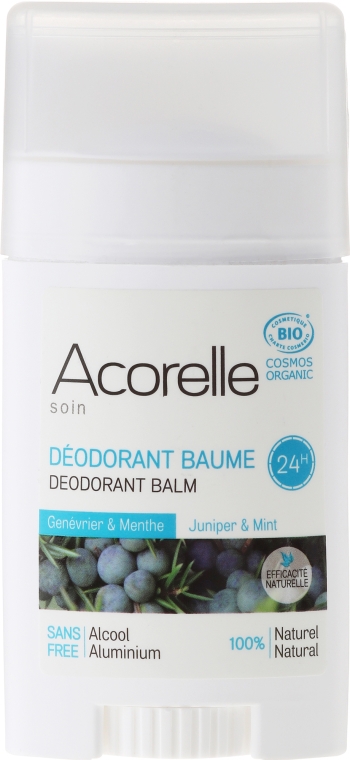 Dezodorant-balsam w sztyfcie Jałowiec i mięta - Acorelle Deodorant Balm — Zdjęcie N1