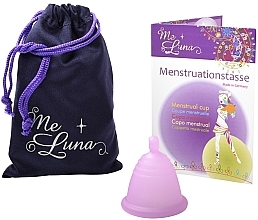 Kubeczek menstruacyjny, rozmiar XL, różowy - MeLuna Soft Shorty Menstrual Cup Ball — Zdjęcie N1