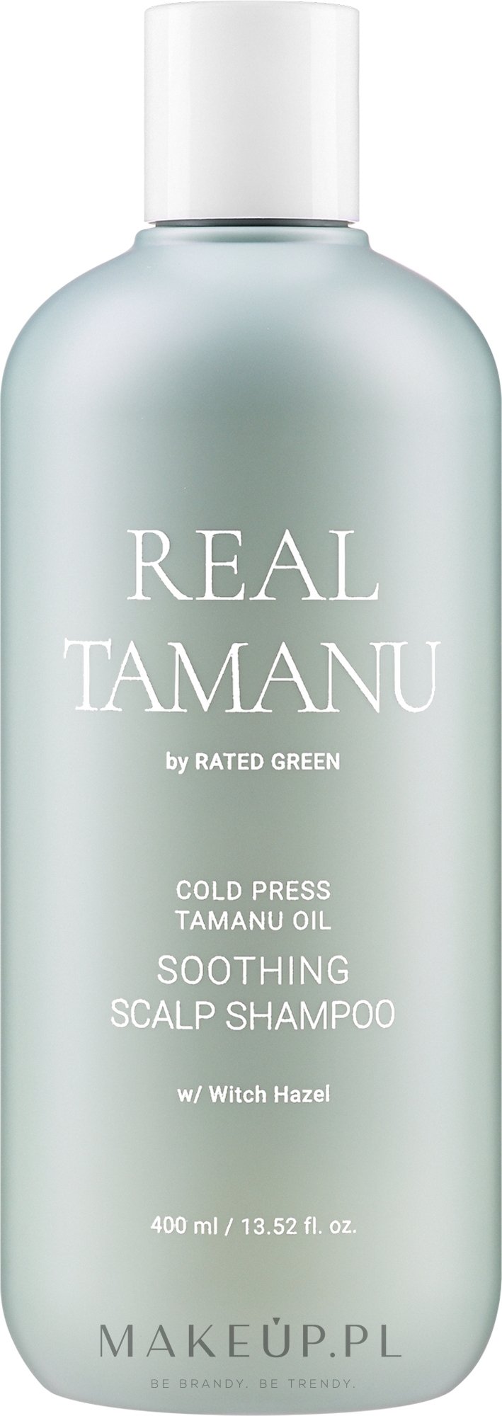 Kojący szampon z olejkiem Tamanu - Rated Green Real Tamanu Cold Pressed Tamanu Oil Soothing Scalp Shampoo — Zdjęcie 400 ml
