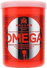 Bogato regenerująca maska do włosów z kompleksem omega-6 i olejem makadamia - Kallos Cosmetics KJMN Rich Repair Hair Mask With Omega-6 Complex And Macadamia Oil — Zdjęcie N5