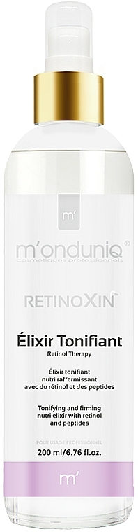 Tonizujący eliksir twarzy z retinolem i peptydami - M'onduniq Retinoxin Tonifying And Firming Nutri Elixir With Retinol And Peptides — Zdjęcie N1