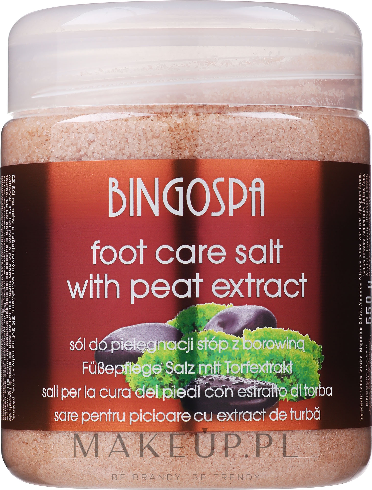Sól do stóp z borowiną - BingoSpa Sea Salt — Zdjęcie 550 g