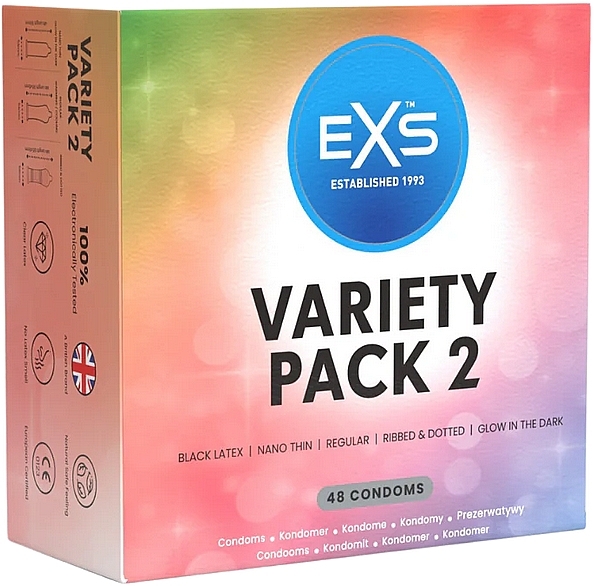 Prezerwatywy - EXS Mixed Variety Pack 2 Condoms — Zdjęcie N1