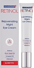 Krem na noc do skóry wokół oczu z retinolem - Novaclear Retinol Rejuvenating Night Eye Cream — Zdjęcie N2