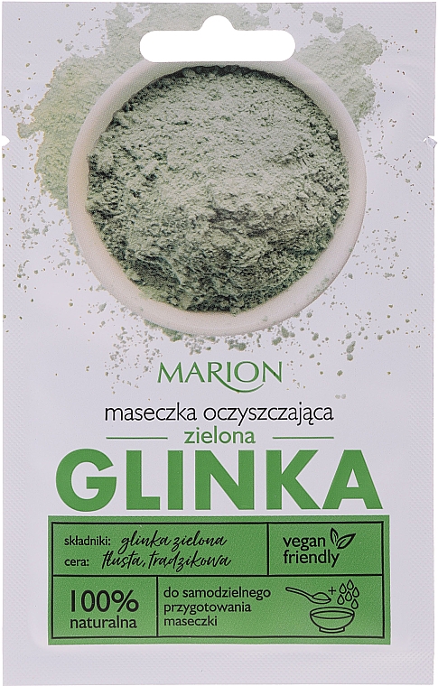 Oczyszczająca maseczka do twarzy Zielona glinka - Marion Spa — Zdjęcie N1