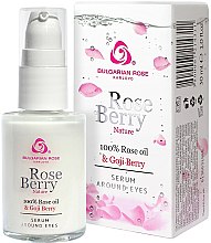 Kup Serum z olejkiem różanym i jagodam goji do skóry wokół oczu - Bulgarian Rose Rose Berry Nature Serum Around Eyes