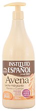 Kup Nawilżające mleczko do rąk i ciała z owsem (z pompką) - Instituto Espanol Avena Lotion Hand And Body