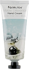 Krem do rąk z ekstraktem z czarnej perły - FarmStay Visible Difference Hand Cream Black Pearl — Zdjęcie N2