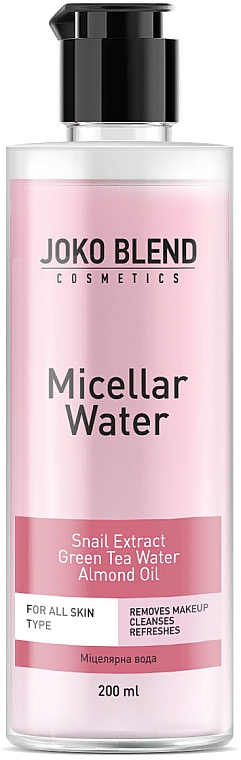 Woda micelarna z ekstraktem ze śluzu ślimaka - Joko Blend Micellar Water