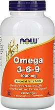 Kwasy tłuszczowe Omega 3-6-9, 1000 mg - Now Foods Omega 3-6-9 — Zdjęcie N1