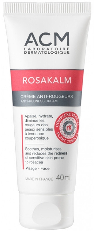 Krem przeciw zaczerwienieniom - ACM Laboratoires Laboratoire ACM Rosakalm Anti-Redness Cream — Zdjęcie N1