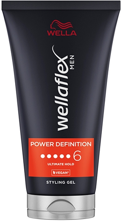 Żel do włosów o optymalnym utrwaleniu - Wella Wellaflex Men Power Definition Ultimate Hold Styling Gel — Zdjęcie N1