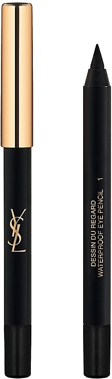 PREZENT! Wodoodporna kredka do konturowania oczu - Yves Saint Laurent Dessin du Regard Waterproof (mini) — Zdjęcie N1