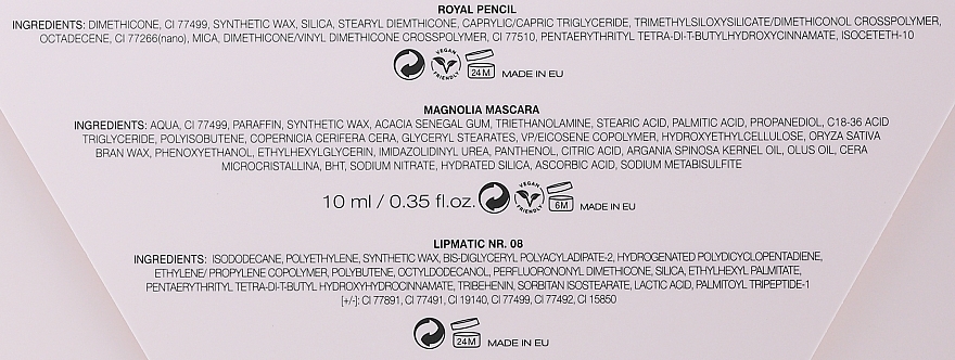 PRZECENA! Zestaw - Pierre Rene Awsome Look 2023 (mascara/10 ml + pencil/1.6 g + lip/liner/0.4 g) * — Zdjęcie N3