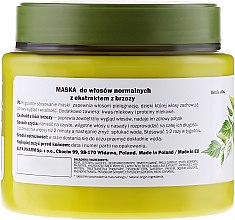 Maska z ekstraktem z brzozy do włosów normalnych - O'Herbal — Zdjęcie N2
