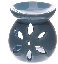Kup Ceramiczna kominek do wosku Kwiat, niebieski - Home Nature