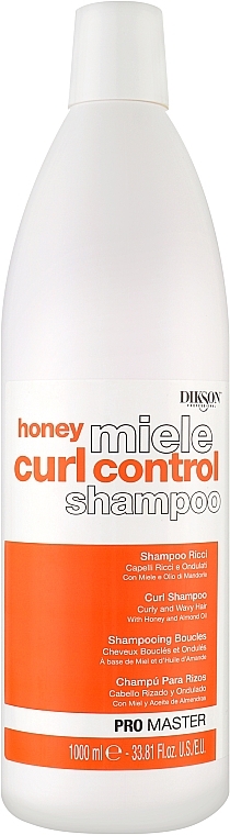 Szampon miodowy do włosów kręconych - Dikson Honey Miele Curl Control Shampoo — Zdjęcie N1