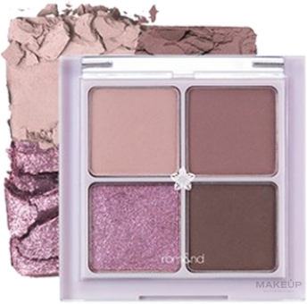 Cień do powiek - Rom&nd Better Than Eyes — Zdjęcie 02 - Dry Violet