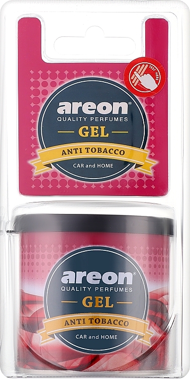 Żel aromatyzowany w blistrze Anti Tobacco - Areon Gel Can Blister Anti Tobacco — Zdjęcie N1