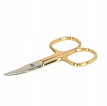 Nożyczki do paznokci, złoto-srebrne, 9 cm - Miller Solingen — Zdjęcie N2