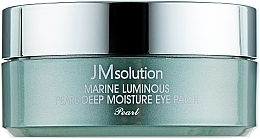 Hydrożelowe plastry z kompleksem morskim i perłami - JMsolution Marine Luminous Pearl Deep Moisture Eye Patch — Zdjęcie N2
