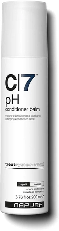 Odżywka-balsam do włosów przywracający równowagę pH - Napura C7 PH Conditioner Balm — Zdjęcie N1