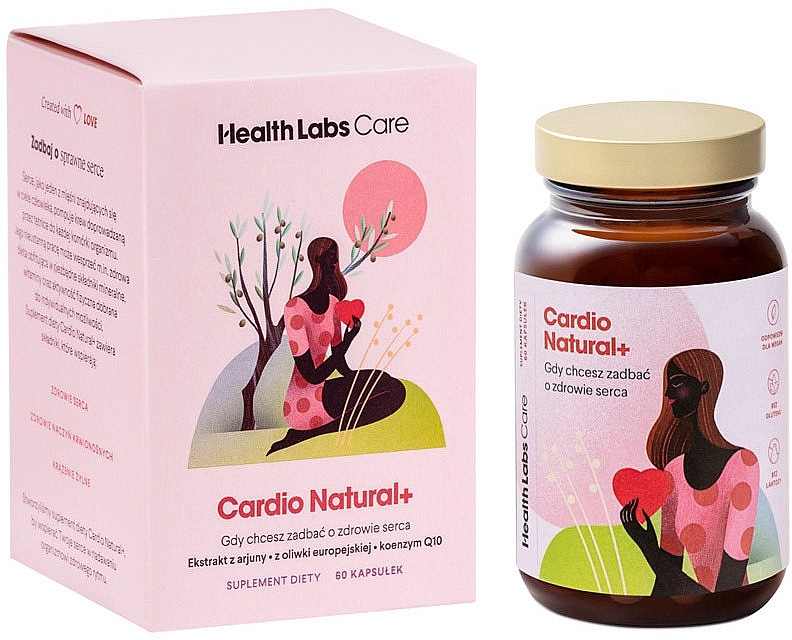 WYPRZEDAŻ Suplement diety dla układu krążenia - Health Labs Care Cardio Natural+ * — Zdjęcie N2