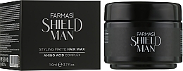 Wosk do stylizacji włosów - Farmasi Shield Man Styling Matte Hair Wax — Zdjęcie N1