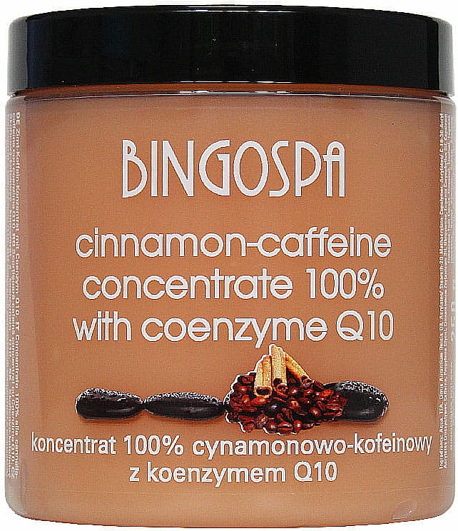 Koncentrat 100% cynamonowo-kofeinowy z koenzymem Q10 - BingoSpa Concentrate 100% Cinnamon-Caffeine With Coenzyme Q10 — Zdjęcie N1