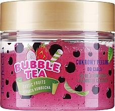 Peeling cukrowy do ciała Egzotyczne owoce + herbata kombucha - Perfecta Bubble Tea Exotic Fruits + Kombucha Tea — Zdjęcie N1