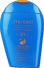 Kup Krem nawilżający do twarzy i ciała z ochrona przeciwsłoneczną SPF 30 - Shiseido Sun Expert Protection Face and Body Lotion SPF30