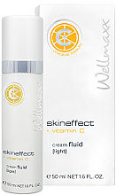 Kup Lekki krem-fluid do twarzy z witaminą C - Wellmaxx Skineffect + Vitamin C Cream Fluid (Light)