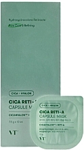 Retinolowa maska do twarzy w kapsułkach - VT Cosmetics Cica Reti-A Capsule Mask — Zdjęcie N1