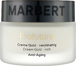 Kup Bogaty krem przeciwstarzeniowy dla skóry suchej - Marbert Profutura Cream Gold Rich