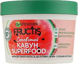 Kup Maska 3 w 1 do cienkich włosów potrzebujących objętości - Garnier Fructis Superfood