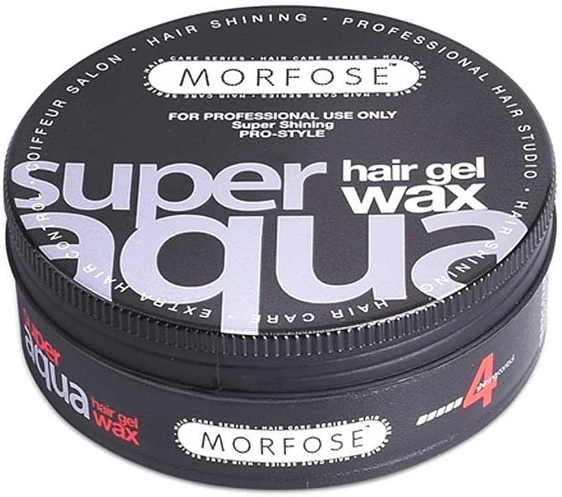 Wosk do stylizacji włosów - Morfose Super Aqua Gel Wax  — Zdjęcie N1