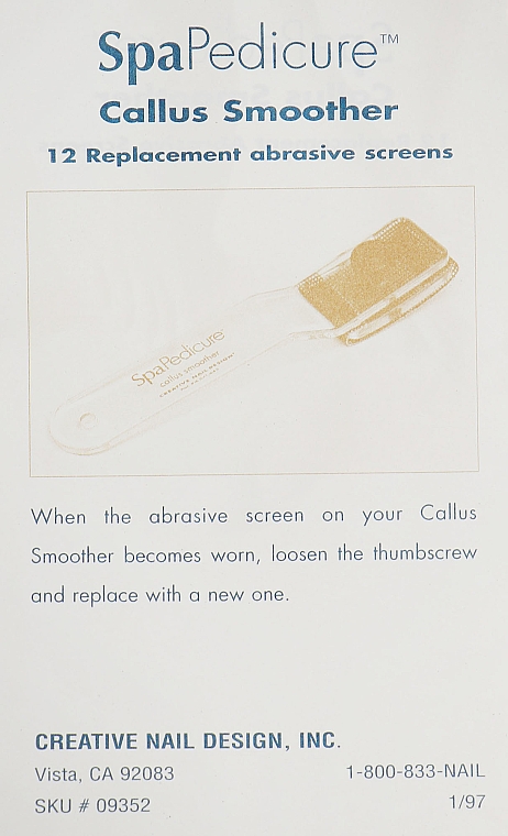 Wymienna heble do urządzenia do pedicure - CND Callus Smoother Refill — Zdjęcie N2