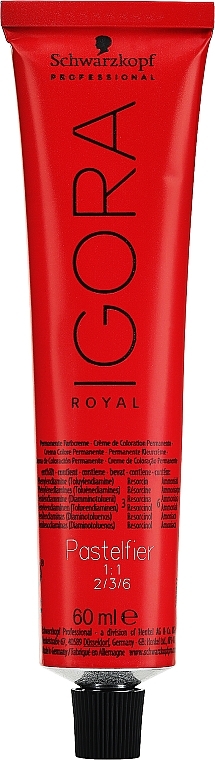 Krem łagodzący odcień włosów - Schwarzkopf Professional Igora Royal Take Over Pastelfier Permanent Color Creme — Zdjęcie N2