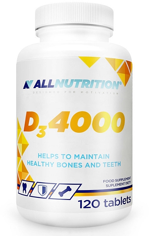 Witamina D3 - AllNutrition Vitamin D3 4000 — Zdjęcie N1