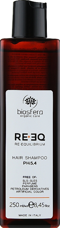 Energetyzujący szampon do włosów z olejkami eterycznymi z eukaliptusa i cynamonu - Faipa Roma Biosfera Hair Shampoo — Zdjęcie N1