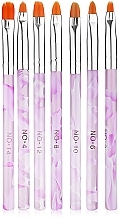 Zestaw pędzli do makijażu, 7 szt. - Canni Gel Brush Set — Zdjęcie N1