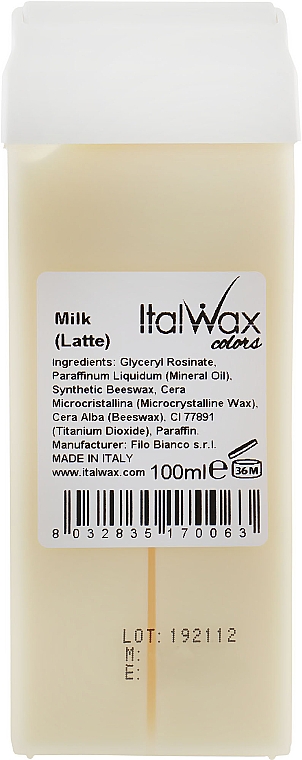 Wosk do depilacji w kasecie Biała Czekolada - ItalWax Wax for Depilation — Zdjęcie N1