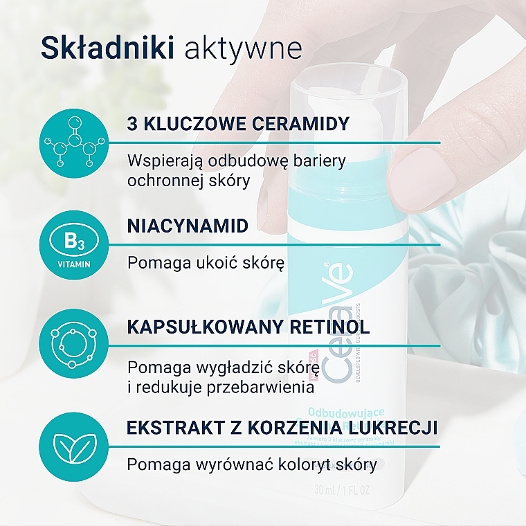 Odbudowujące serum z retinolem - CeraVe — Zdjęcie N6