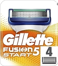 Wymienne wkłady do golenia, 4 szt. - Gillette Fusion 5 Start — Zdjęcie N1