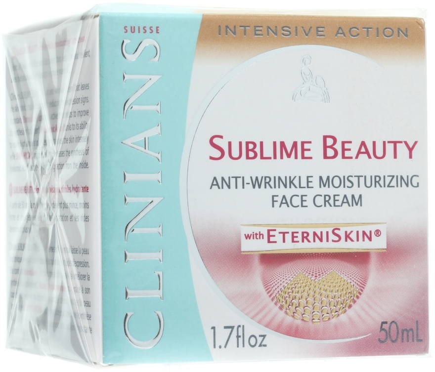 Nawilżający krem przeciwzmarszczkowy do twarzy - Clinians Sublime Beauty Anti-Wrinkle Face Cream — Zdjęcie N3
