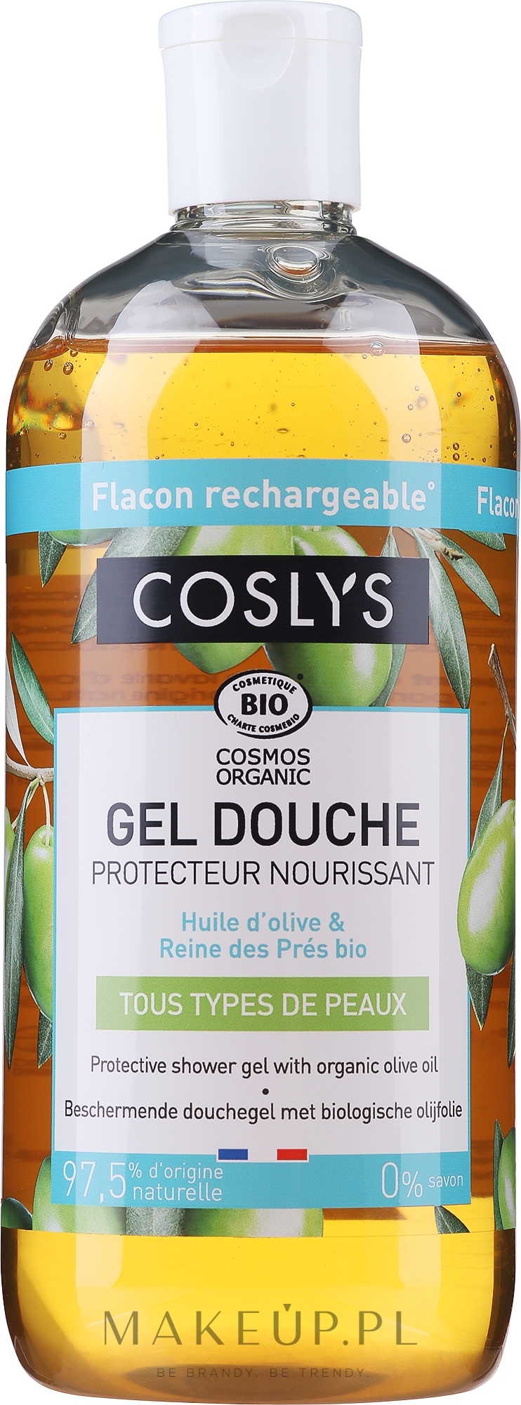 Ochronny żel pod prysznic z oliwą z oliwek - Coslys Protective Shower Gel With Organic Olive Oil — Zdjęcie 500 ml