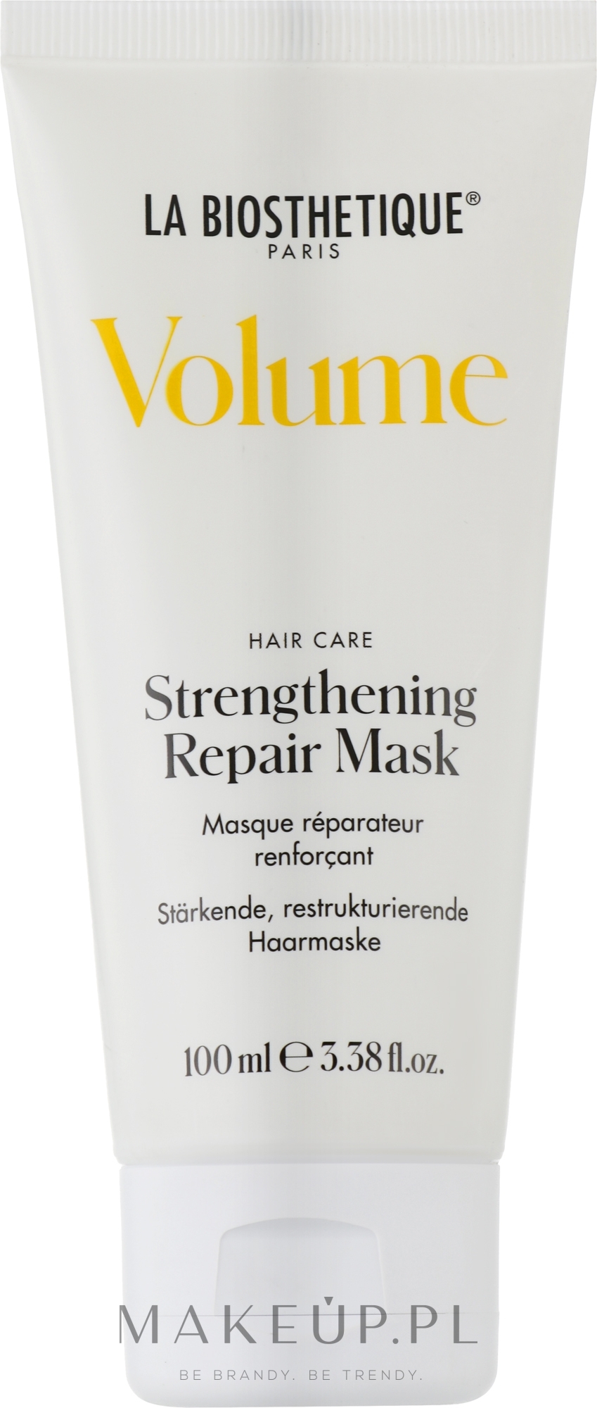 Maska zwiększająca objętość włosów - La Biosthetique Volume Strengthening Repair Mask — Zdjęcie 100 ml
