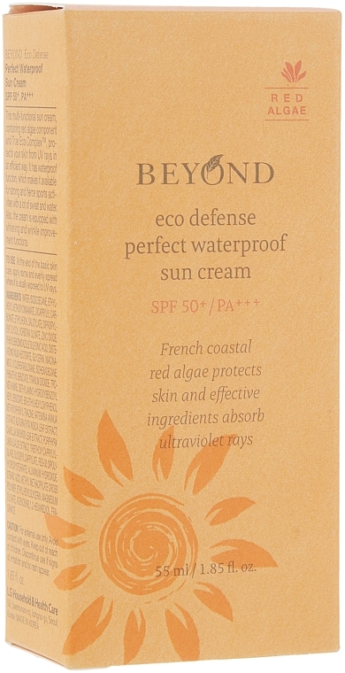 Wodoodporny filtr przeciwsłoneczny - Beyond Eco Defense Perfect Waterproof Sun Cream SPF50+