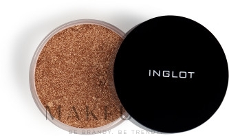 Rozświetlający puder do twarzy - Inglot Sparkling Dust FEB — Zdjęcie 03